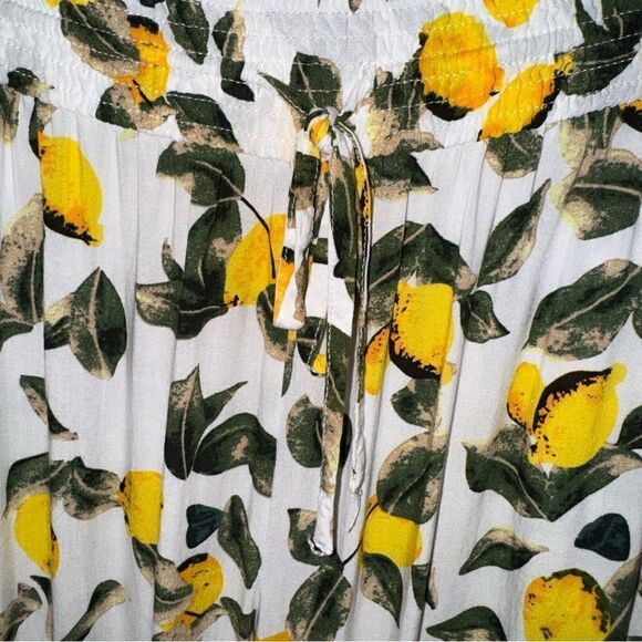 Solitaire Swim Lemon Print Lounge Pants - Size L - Picture 4 of 9